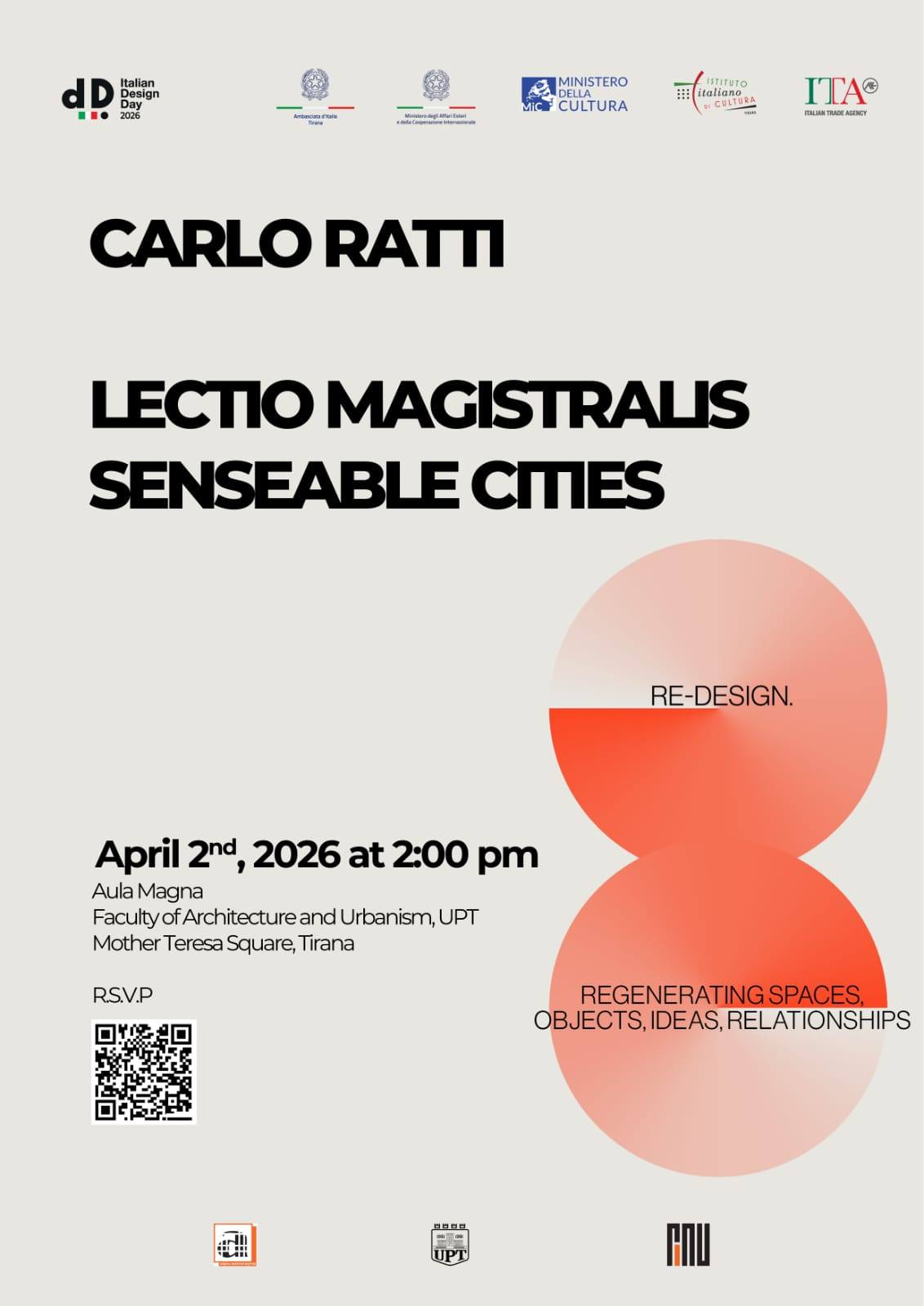 CARLO RATTI: Lectio Magistralis ''Senseable Cities''