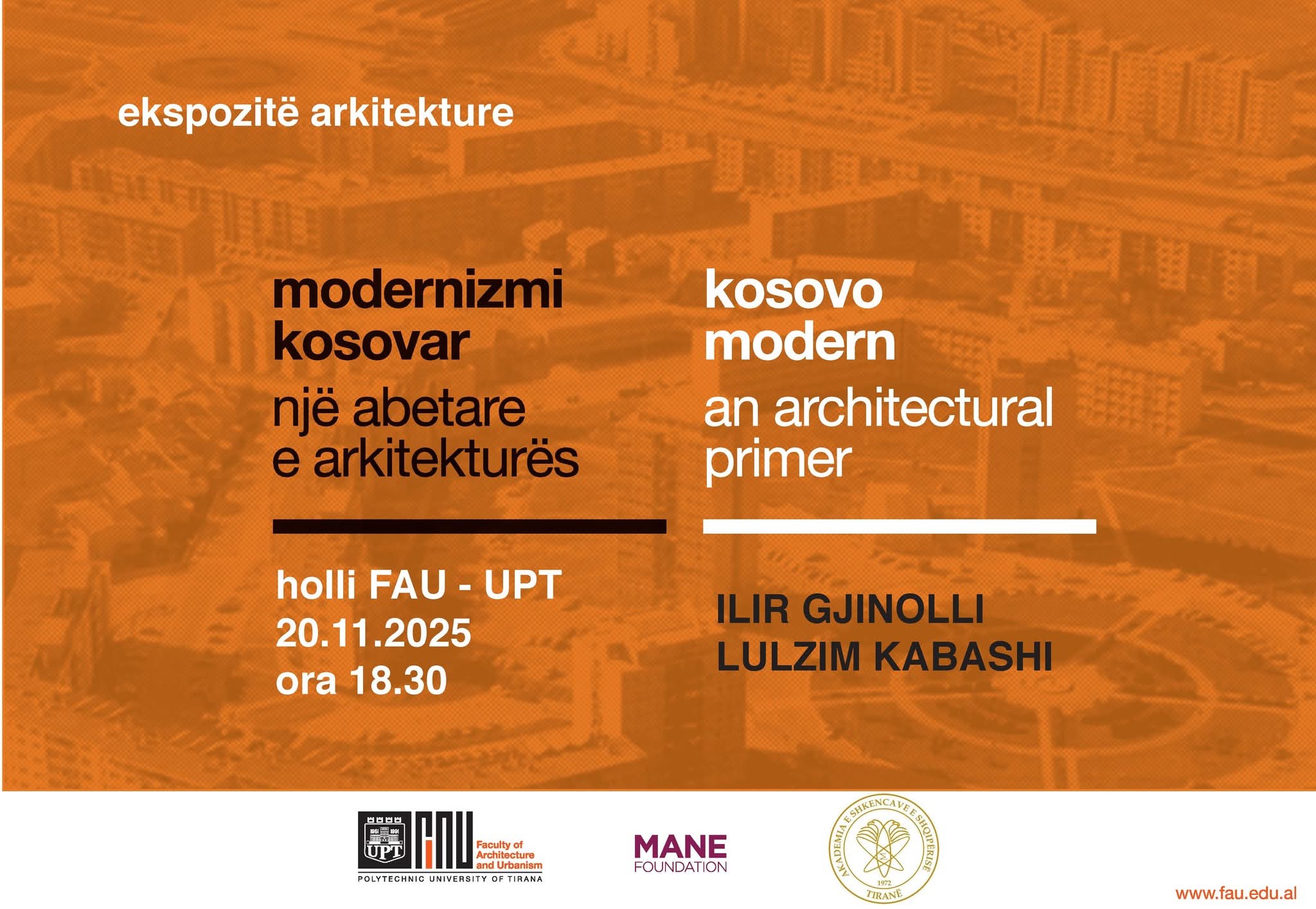 FAU ju fton në hapjen e ekspozitës: ''Modernizmi Kosovar një Abetare e Arkitekturës''