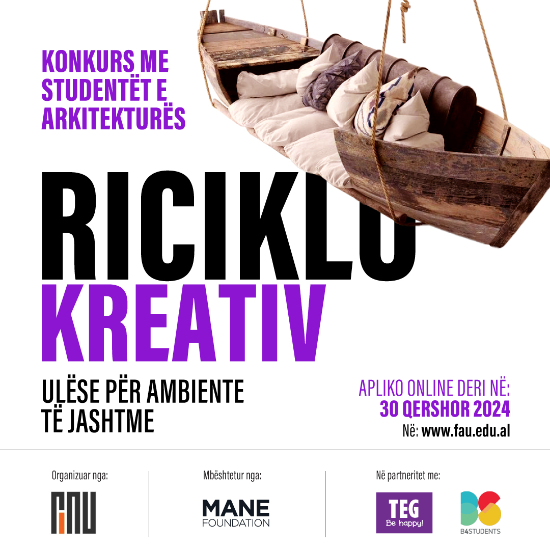 Konkursi kombëtar i Arkitekturës ''Riciklo - Kreativ 2024"