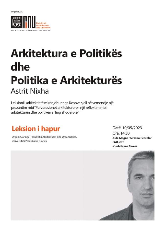 Arkitektura e Politikës dhe Politika e Arkitekturës