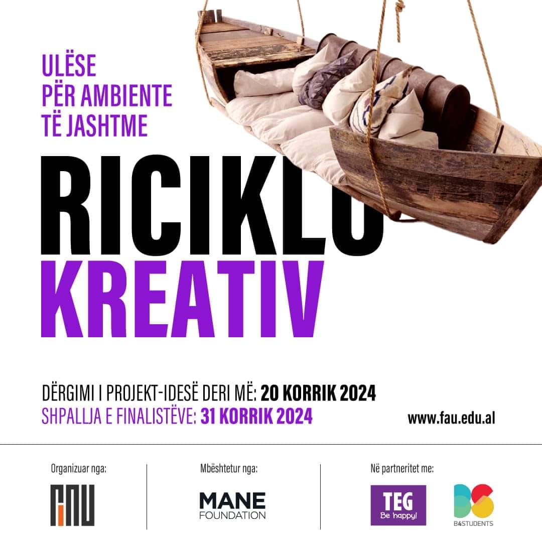 Njoftim për 40 grupet konkuruese të Riciklo-Kreativ '24