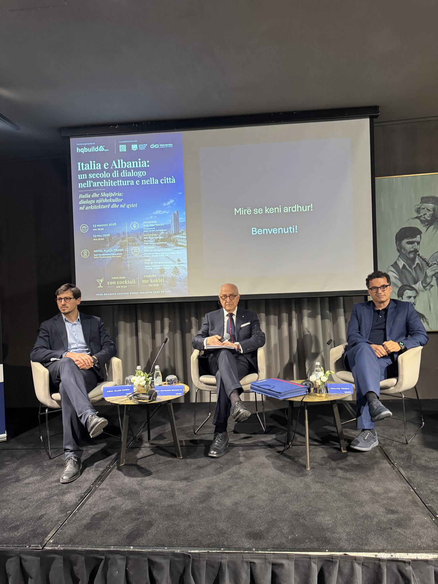Fragmente nga eventi i organizuar ne Hotel Plaza Hotel Tirana nga FAU dhe HQBUILD (Itali)