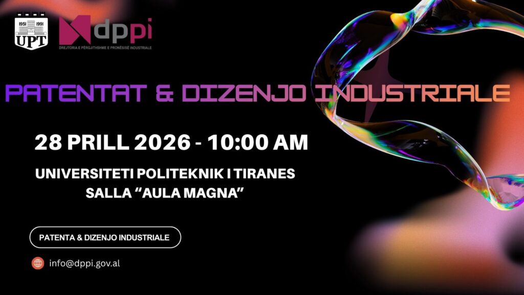 Leksion i hapur nga Drejtoria e Përgjithshme e Pronësisë Industriale – DPPI